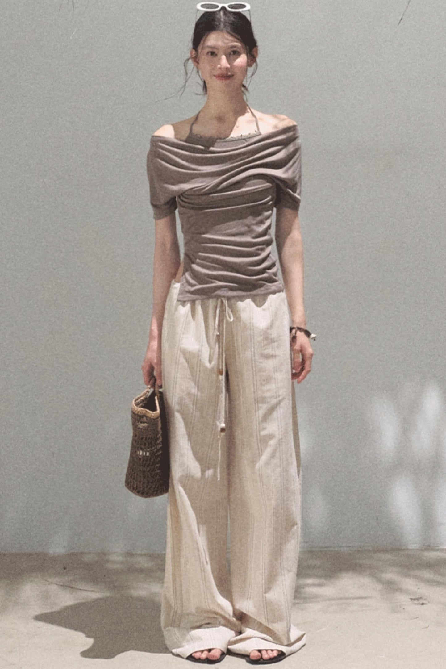 Amber Striped Pants Set-Up