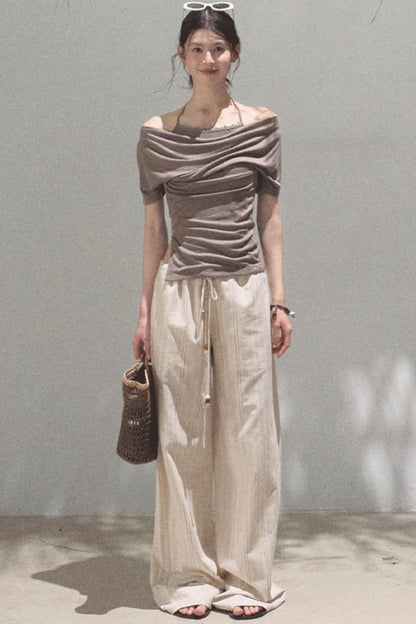 Amber Striped Pants Set-Up