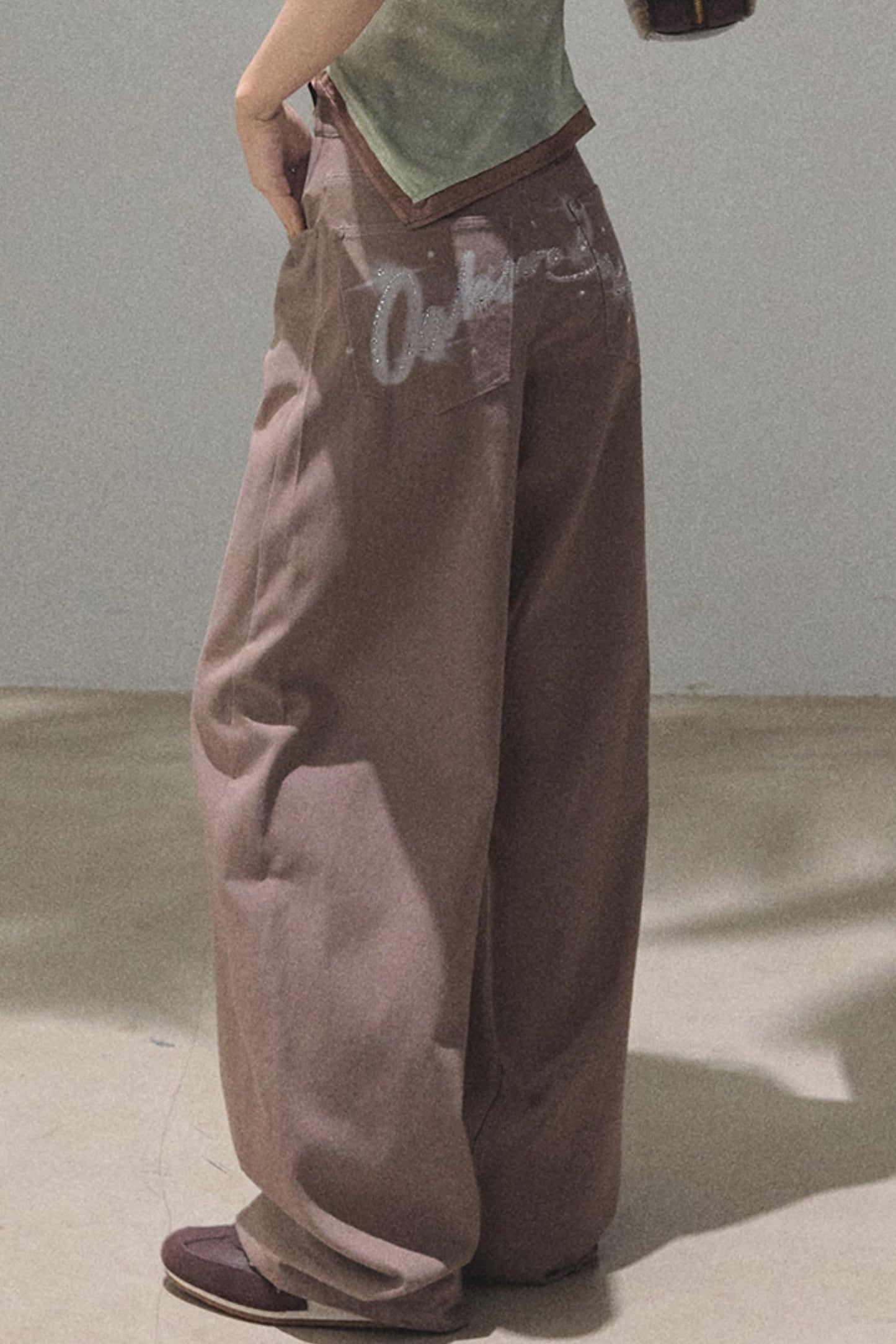 Vintage Rhinestone Halo Jeans