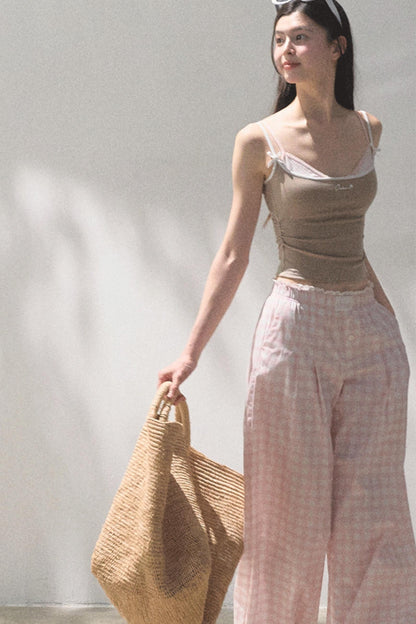 Pink Wide Leg Set-Up