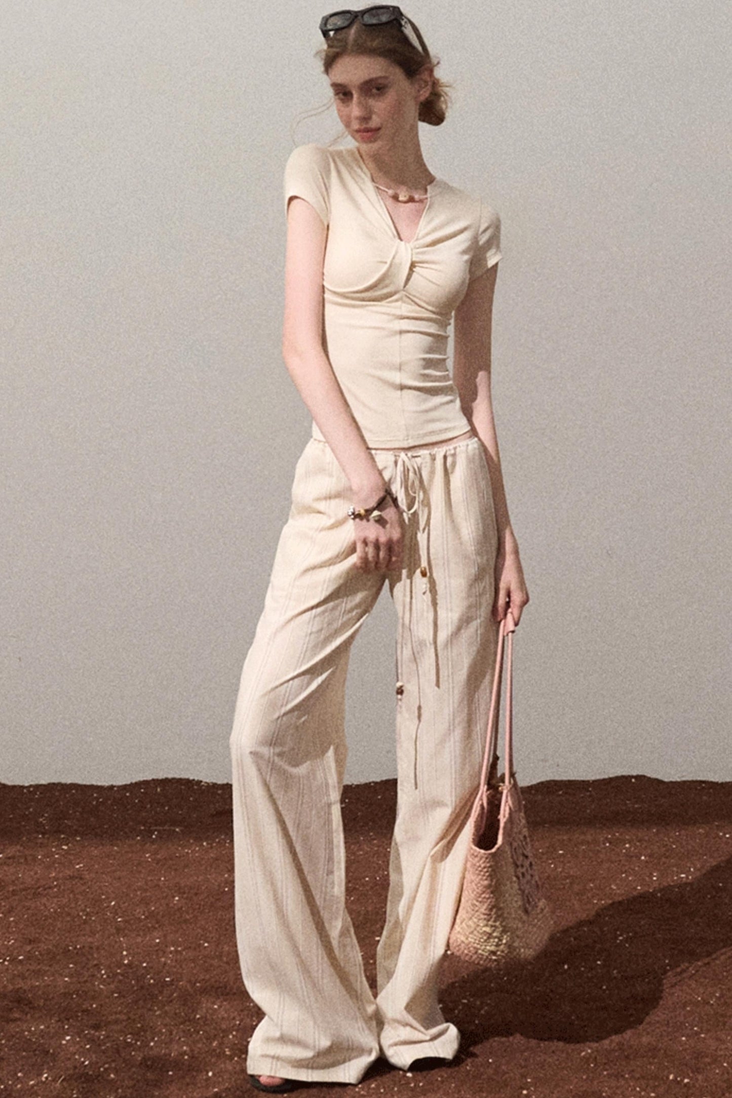 Amber Striped Pants Set-Up