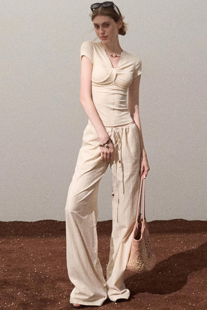 Amber Striped Pants Set-Up