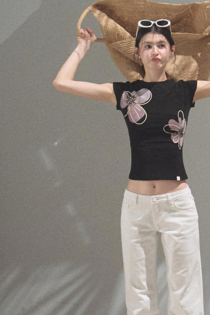 Begonia Floral T-Shirt