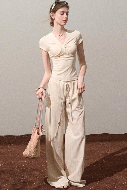 Amber Striped Pants Set-Up