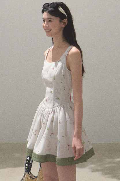 Spring Picnic Slim Fit Camisole Dress