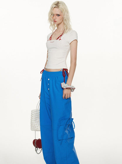 Pocket Blue Pants